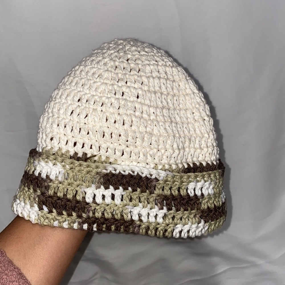 Handmade crochet beanie